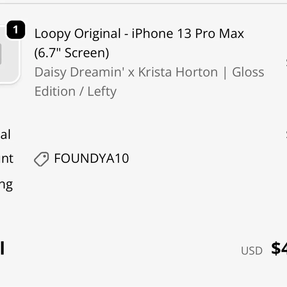 Loopy - 13 Pro Max - Special Edition Krista Horton - Daisy Dreamin - Phone Cover